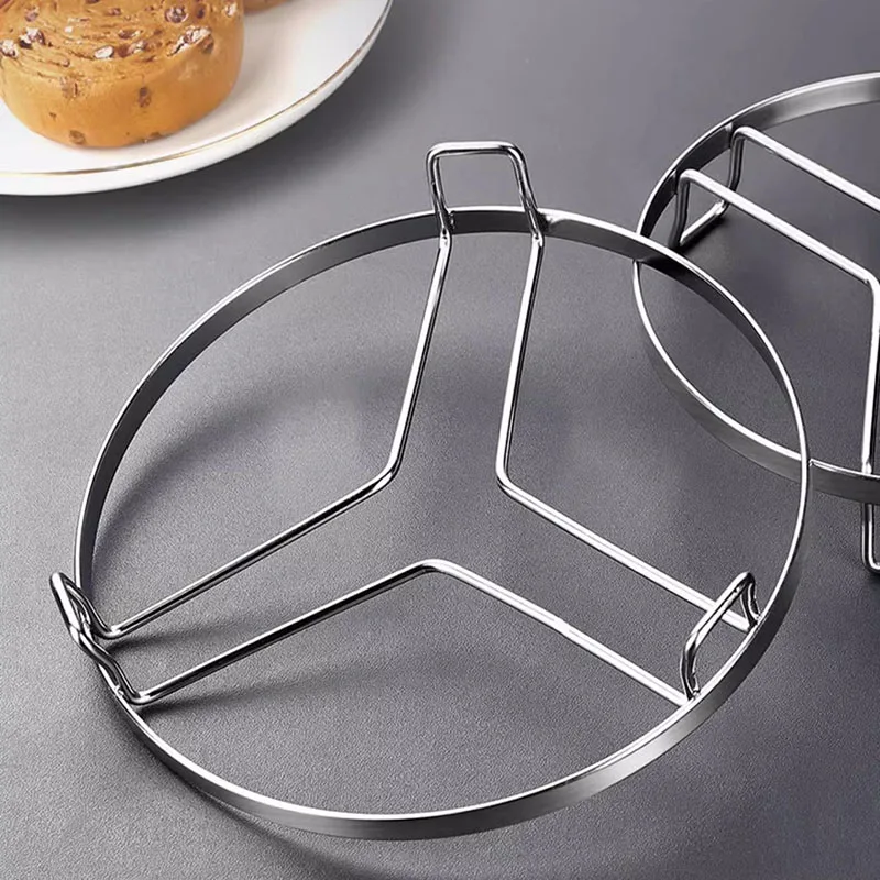 Description Picture 5 of item304 Stainless Steel Steamer Rack, Cooling Stand for Steaming Food Air Fryer Pot, Fit for Pressure Cooker - Cooking & Baking