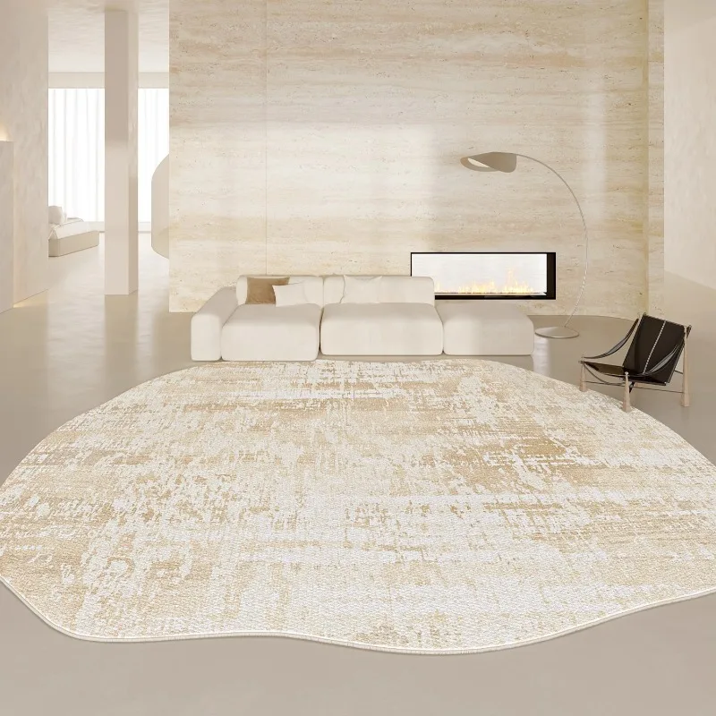 Modern Art Living Room Carpet Irregular Fashion Simple Bedroom Rug Advanced Light Luxury Home Decoration Coffee Table Mats Tapis