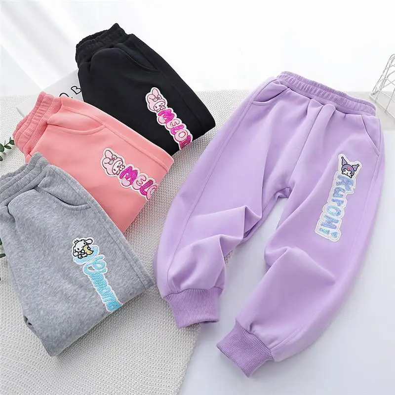 

Kawaii Sanrio Kuromi Cinnamoroll My Melody Anime Cartoon Cute Children Sports Pant Spring Autumn Season Comfortable Sports Pant