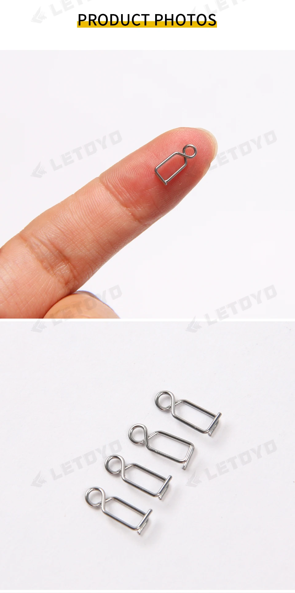 LETOYO 15 stücke tintenfisch jig Angeln Snaps Fast Lock Clips tintenfisch köder für Webfoot Octopus Tintenfisch angeln liefert Angeln waren – Detail 10