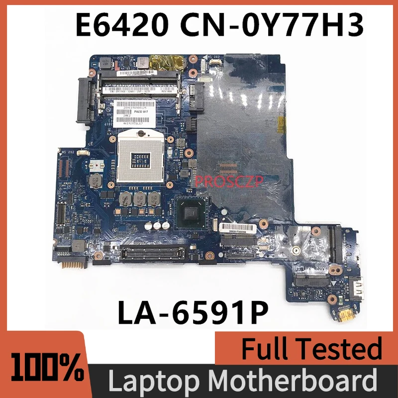 

CN-0Y77H3 0Y77H3 Y77H3 High Quality Mainboard For DELL Latitude E6420 Laptop Motherboard LA-6591P QM67 100% Full Working Well