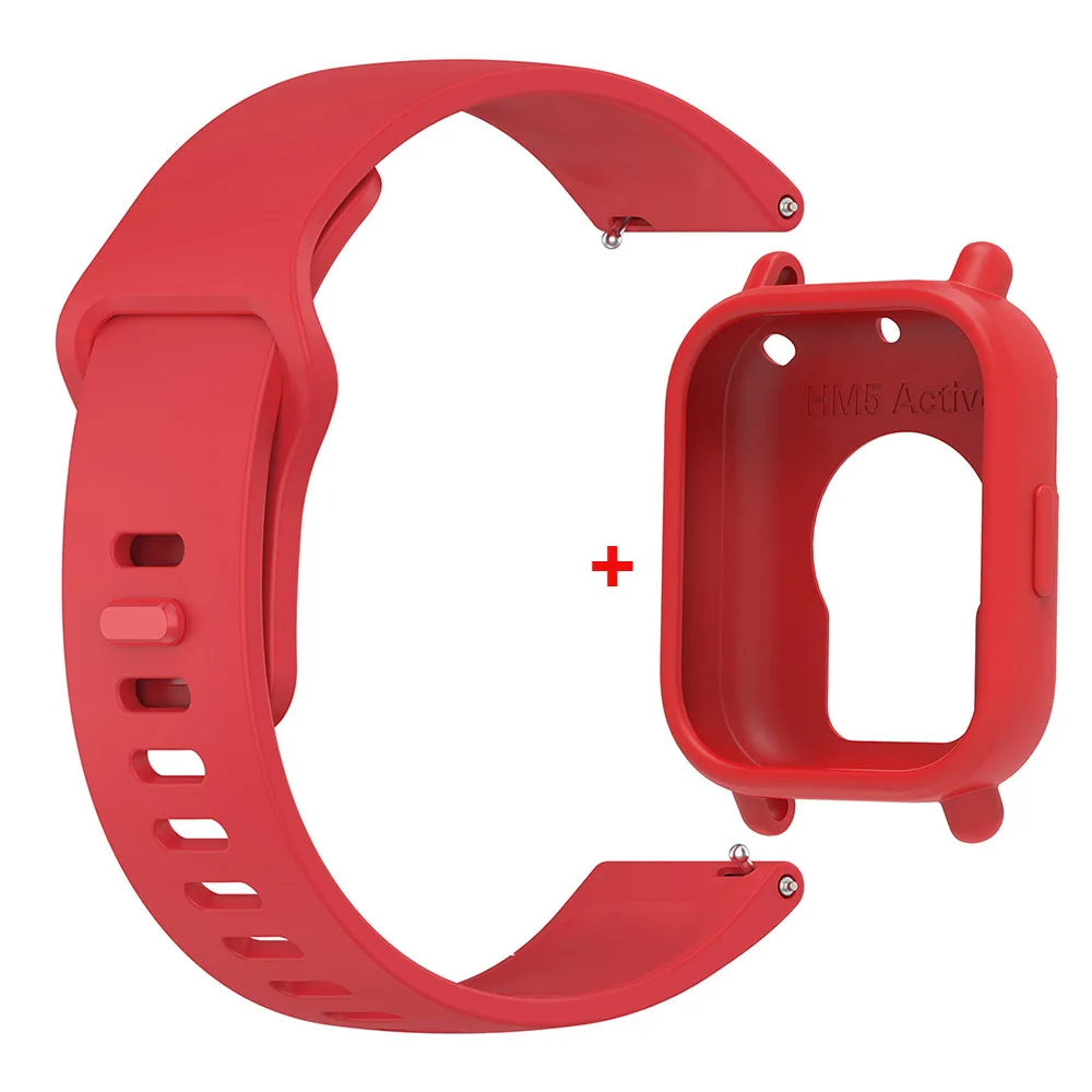 Silicone Strap with Protective Case