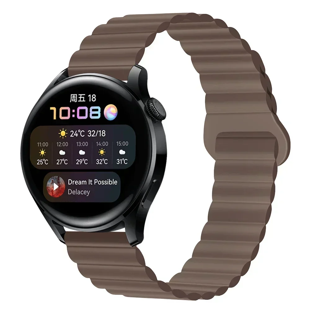 Magnetic Loop Silicone Watchband Strap