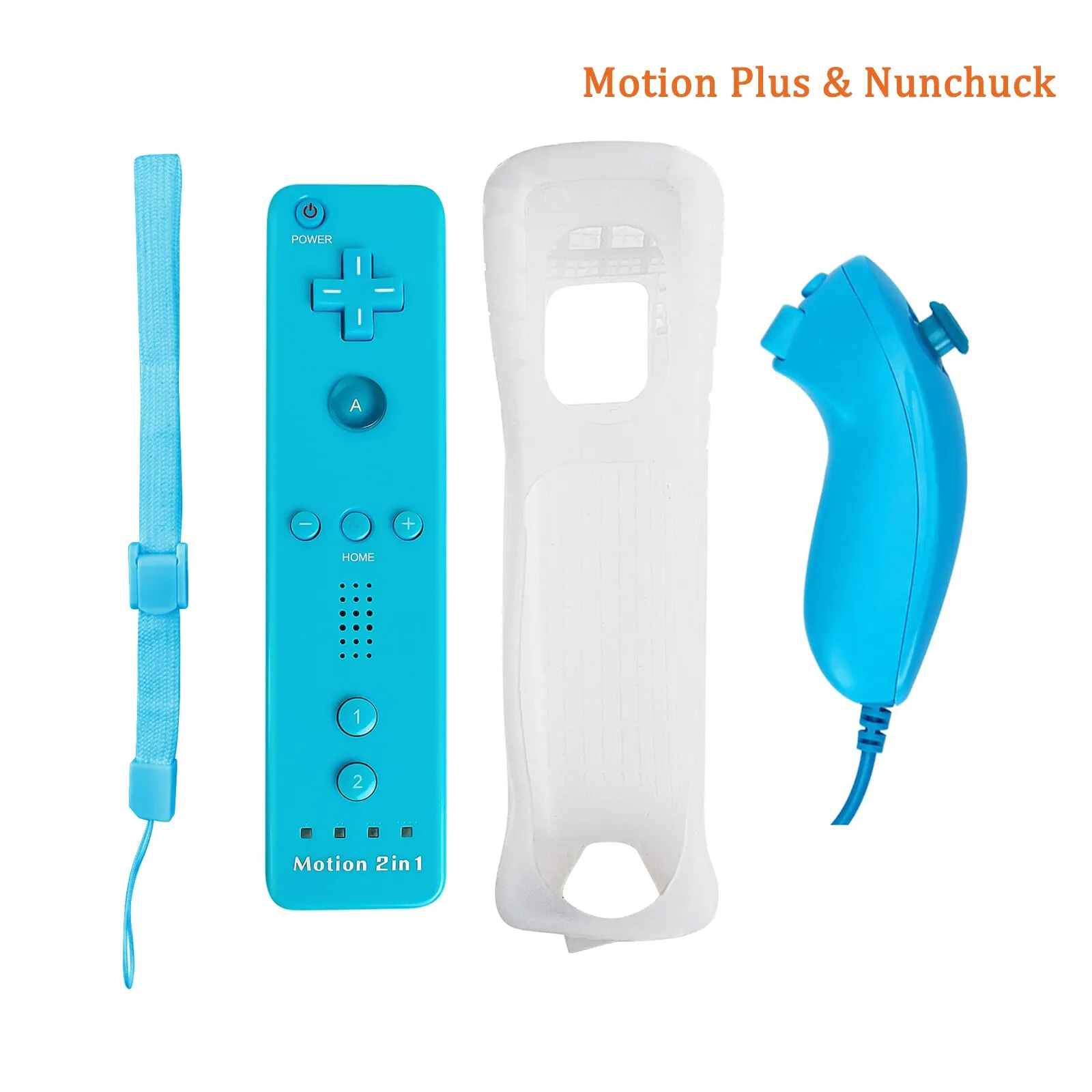 blue nunchuck