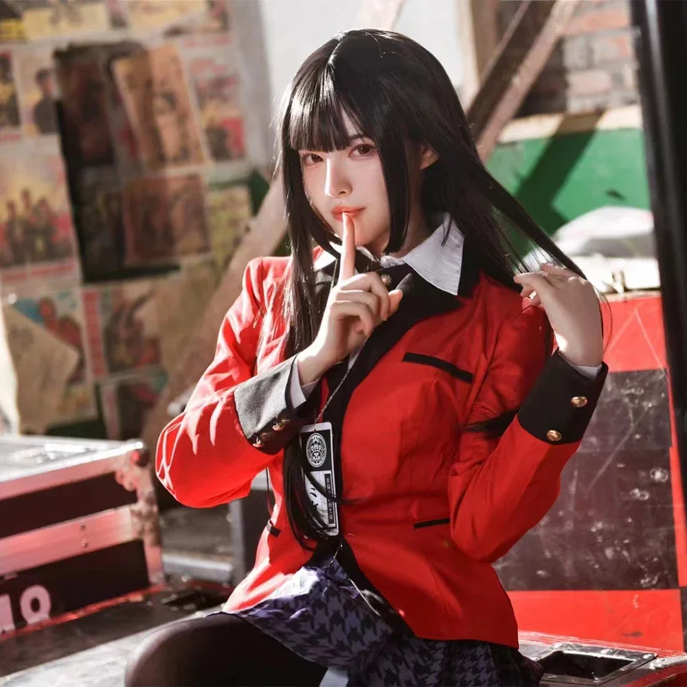 Kakegurui Jabami Yumeko Saotome Meari School Girls Uniform Cosplay Costume Girl Christmas Christmas Carnival Party Dress Up Gift