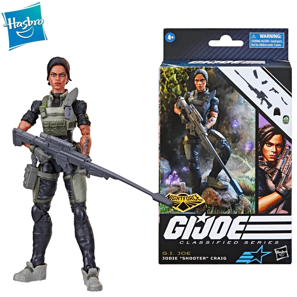 

G.I. Joe GI Joe Classified Series 6" 090 Night Force Jodie Shooter Craig Walmart Action Figure Model Toy Hobby Gift