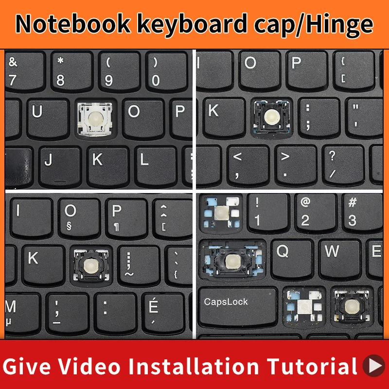 

Replacement Keycap Key cap &Scissor Clip&Hinge For Lenovo thinkpad E470 E470C E475 E570 E570C E575 FRU 01AX040 Keyboard