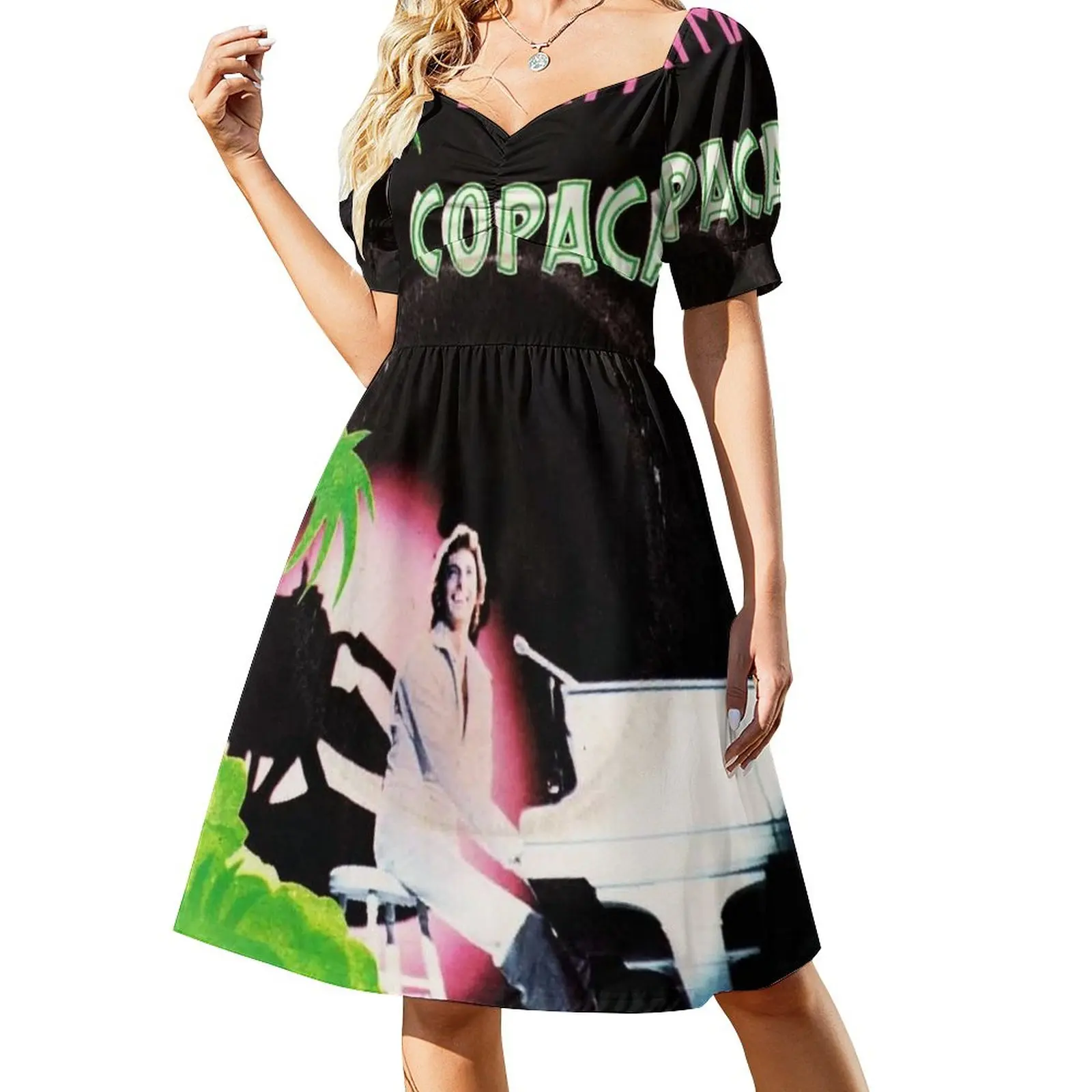 

copacobana of Barry Mannilaw Hits Sleeveless Dress summer dress woman 2024 women's summer dress 2024 Long veiled dresses