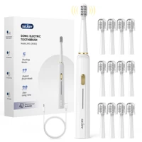Sejoy 5 Modes Electric Toothbrush Rechargeable 12 Replacement Tooth brush Heads  Adult Ultrasonic Teeth Cleaning 1