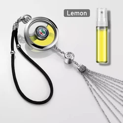 Luxury Car Logo Perfume Pendant Air Freshener (For Alfa Romeo - Lemon)