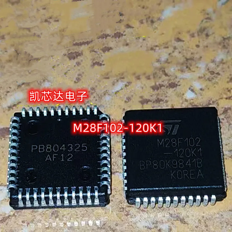 

10 шт./партия, флэш-память M28F102-120K1 PLCC44