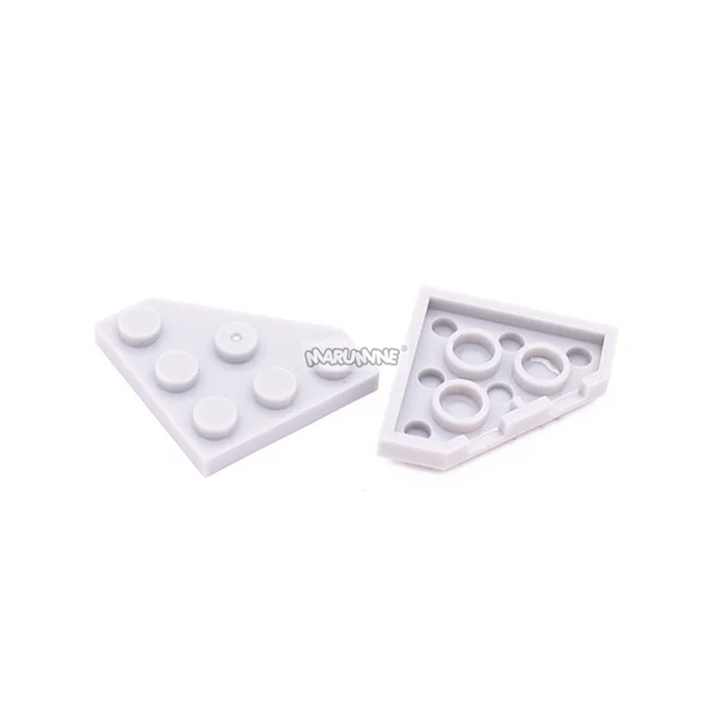 Marumine 2450 Wedge Plate 3x3 Cut Corner Compatible Assembles Particles Building Blocks Parts DIY Educational Tech Parts Toys 5