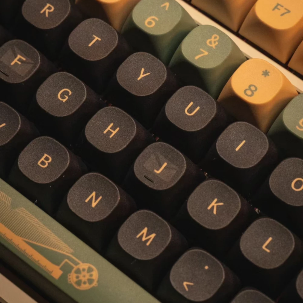 ECHOME-PBT Letters Theme Keycap Set, Original Keyboard
