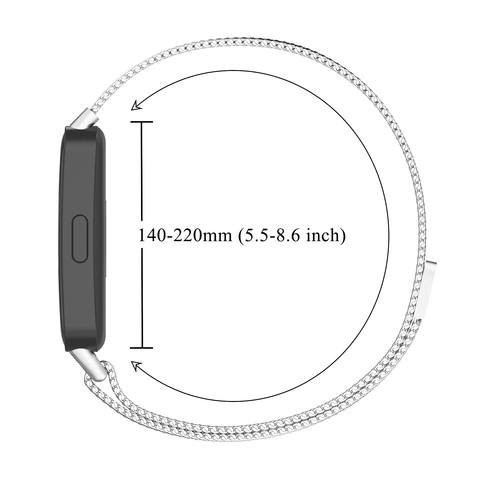 Milanese Magnetic Loop Strap for Smartwatch - Elegant Wristband Bracelet Accessory