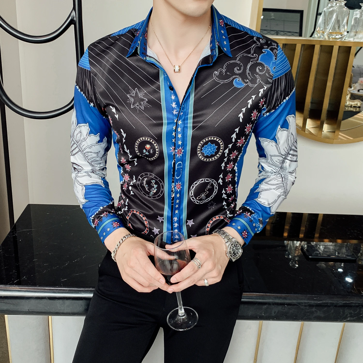 Versace shirt aliexpress Clearance