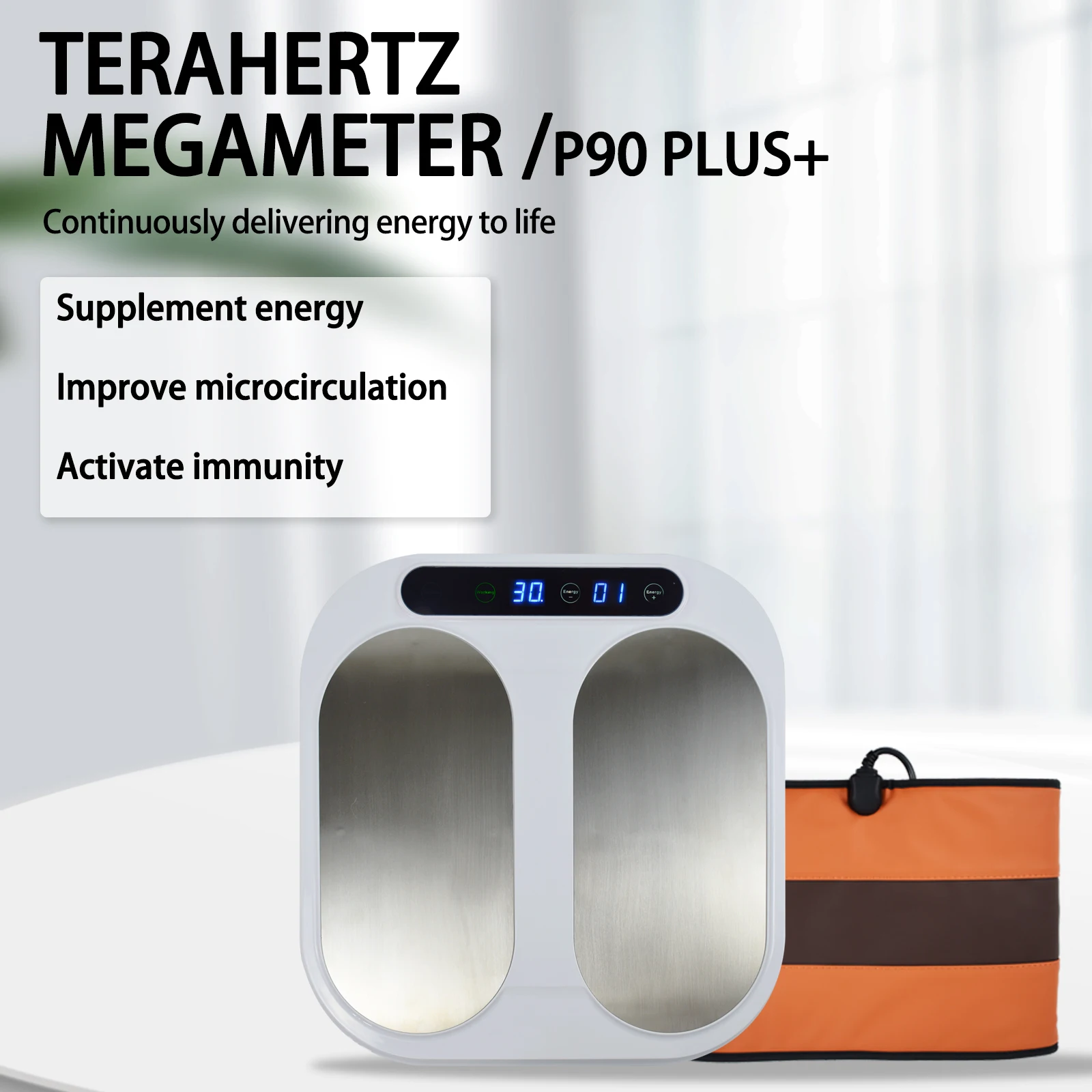 New Upgrade Terahertz P90 Plus Magnetic Energy Meter Safe and