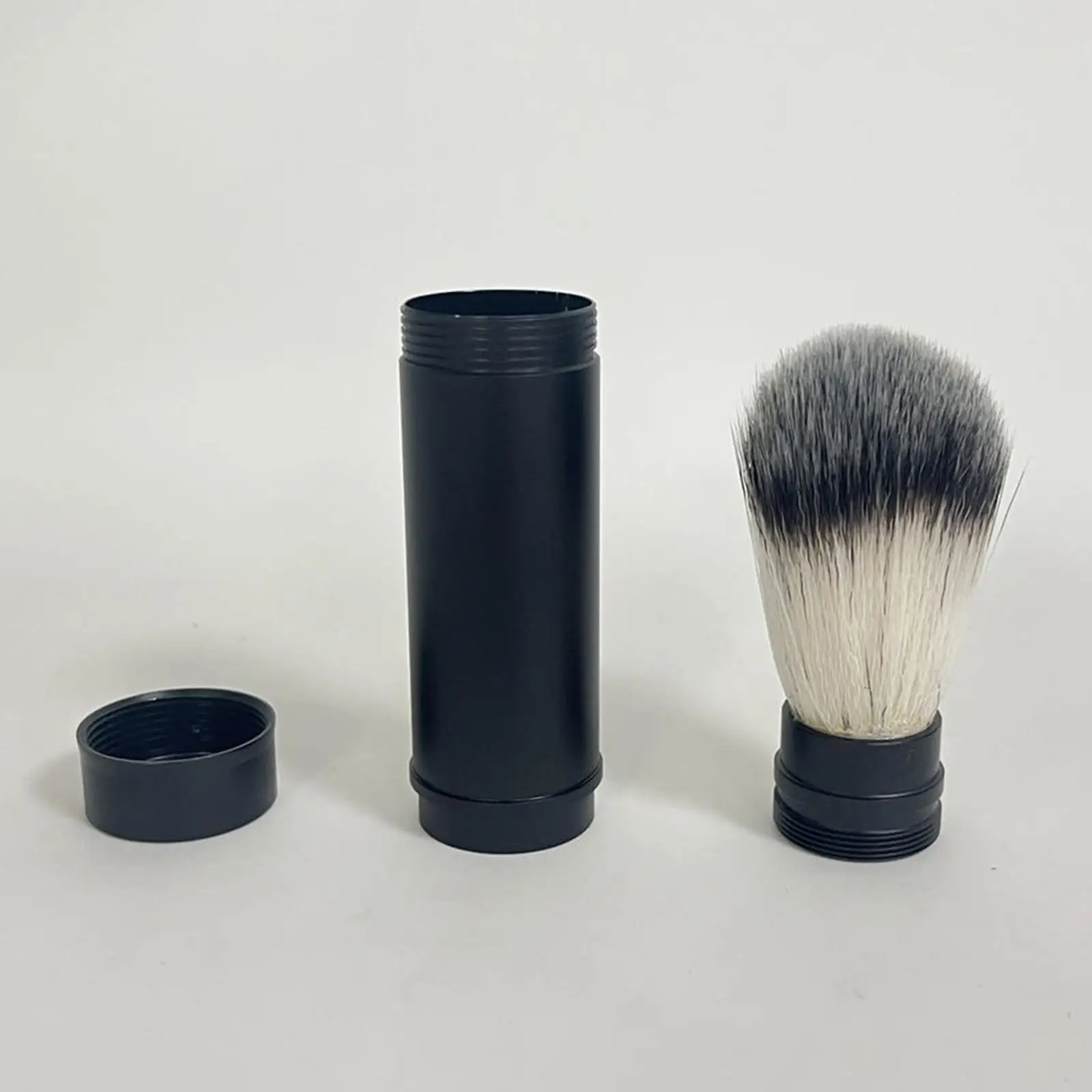 Shaving Brush Shaving Accessory Birthday Gift Hair Salon Tool Nylon Bristles Cream Soap Brush for Hair Salon Travel Barbershop