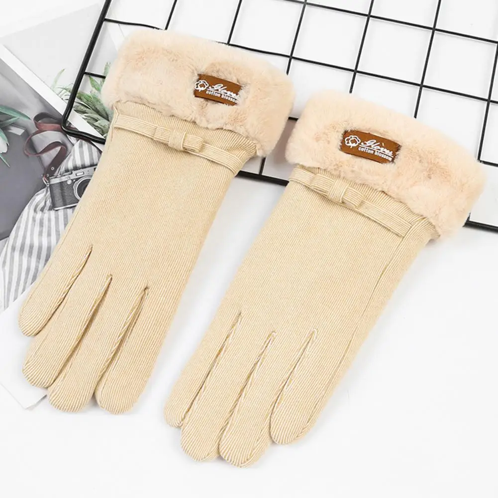 Ridding Gloves 1 Pair Soft Thicken Windproof  Sensitive Touch Cycling Gloves for Outdoor цена и фото