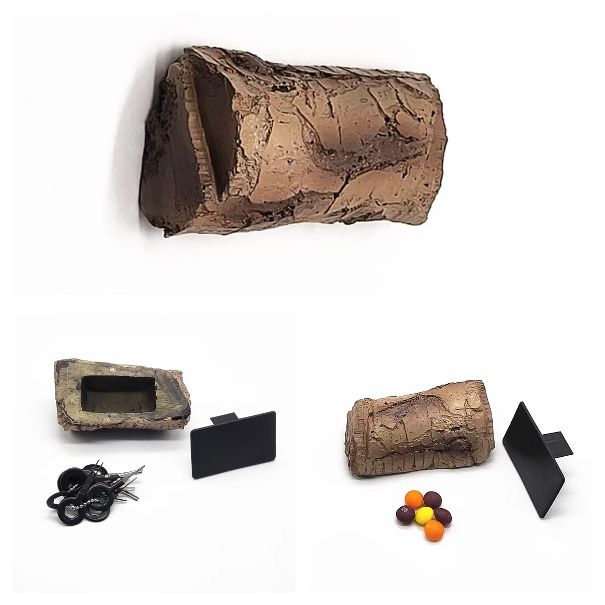 Creative Resin Craft High Simulation Stone Keys' Box Outdoor Garden Key Hidden Safety Storage Box Garden Decoration 5