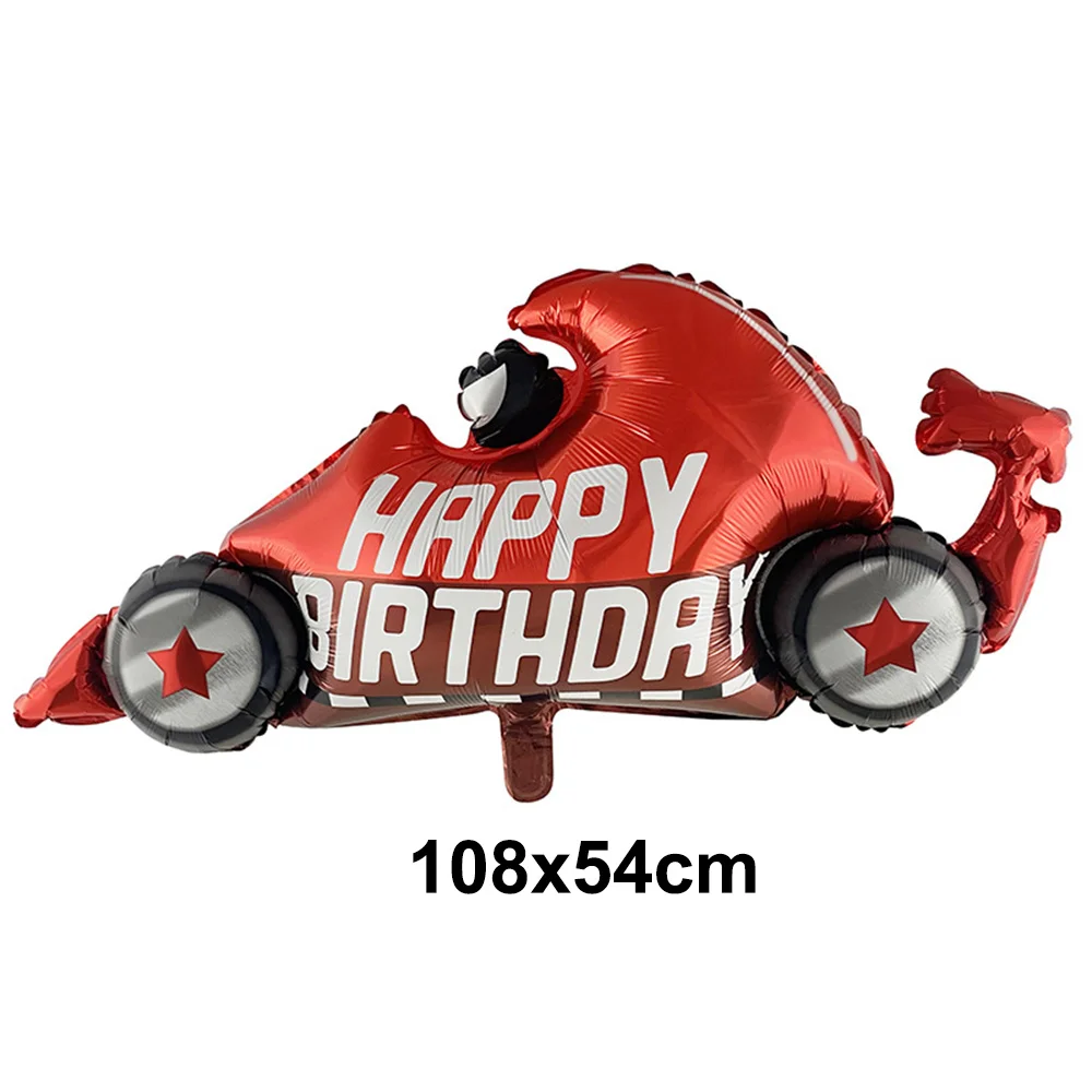 10 Palloncini Auto Da Corsa In Foil – Decorazioni Fiesta Compleanno A Tema Veicoli – Bandiera A Scacchi E Motivi Racing – Palloncini Auto Per Ragazzi E Bambini