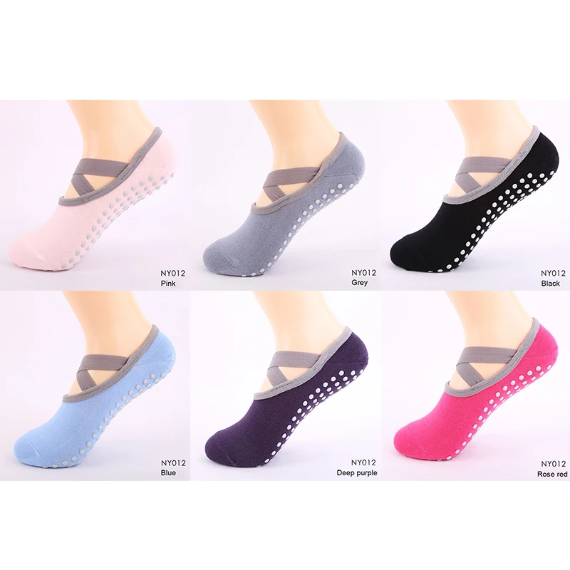 Pure Cotton Dot Silicone Non-slip Women High Quality Pilates Socks Breathable Yoga Socks Ballet Dance Sports for Fitness