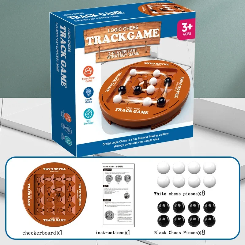 4 In A Row Game Educational Orbit Logic Board Game 2 Player Fast Strategy Track Logic Board For Fun Family Night new