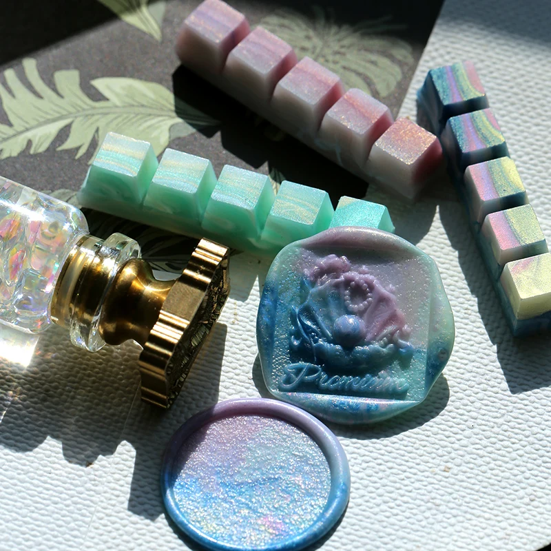 Color Change Wax Seal Particles for DIY Handmade Greeting Cards