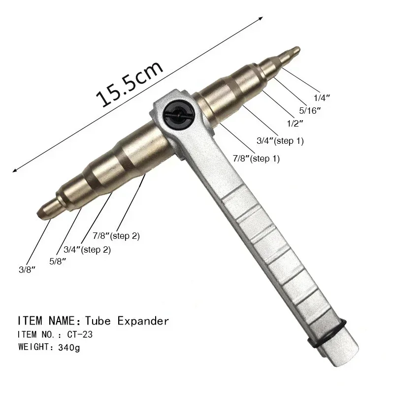 

Расширитель медной трубы 2023, универсальный ручной алюминиевый инструмент для ремонта кондиционера, новая трубка для охлаждения, трубка для резака