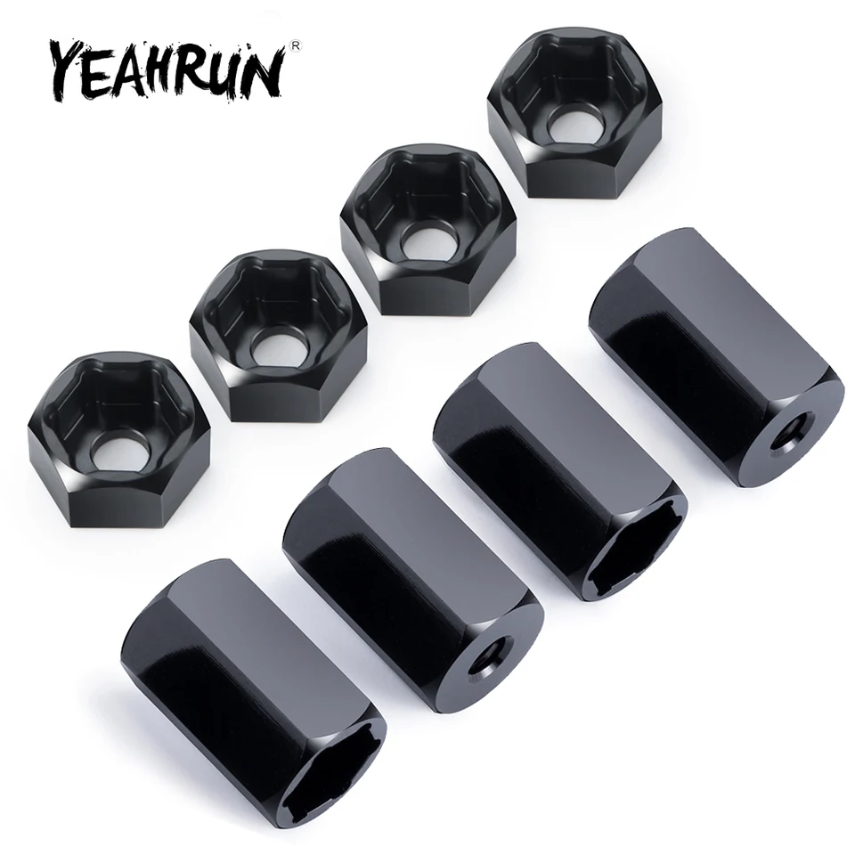 Adattatori Ruota Esagonali 5mm A 7mm Per Modelli RC WPL D12, SCX24