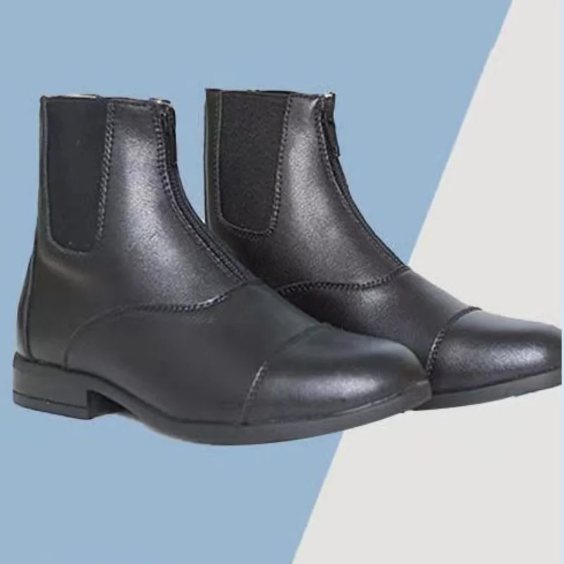 New Horse Riding Boots Equestrian Boots Unisex High Quality Zipper Shoes Men Women Horse Riding Cavallo