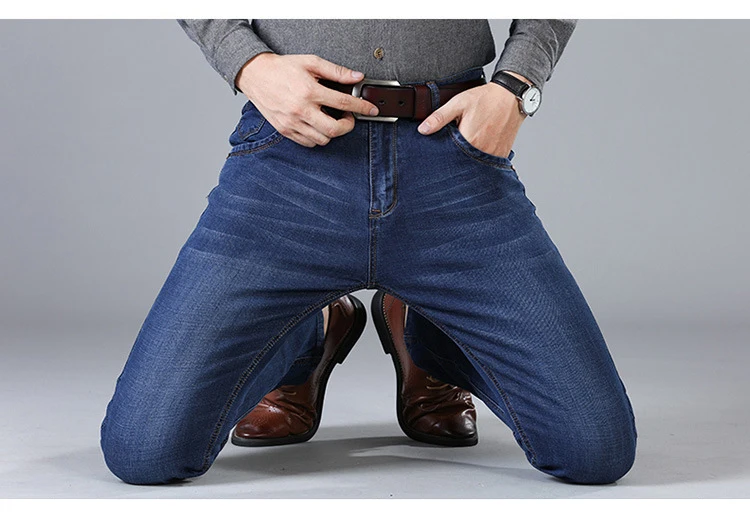 regular, casual para negócios, calça jeans stretch, marca masculina, 2023