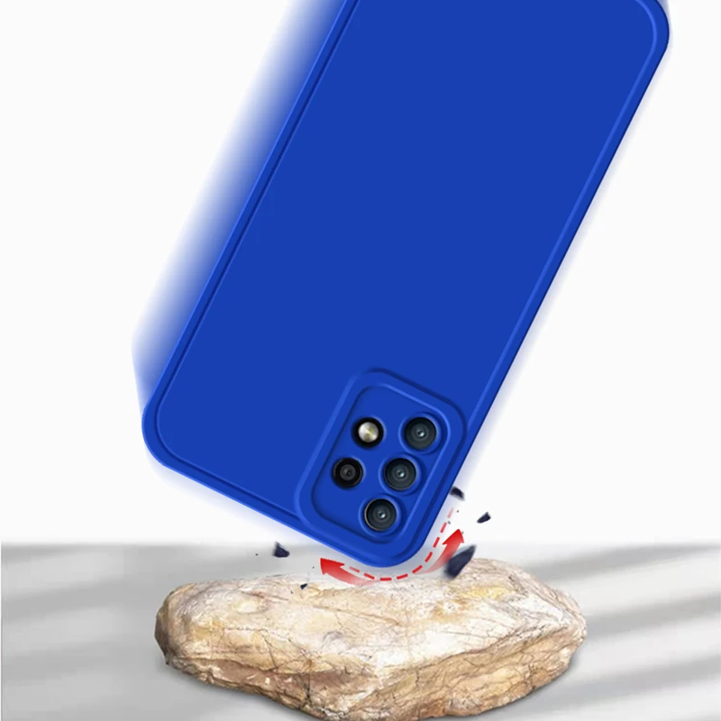 A13 23 33 53 73 Terre Tons Couleur Silicone Souple Téléphone étui pour samsung Galaxy A53 A73 A33 A13 A23 4G 5G 2022 A32 A52 A72_voghion.com