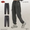 ZODF Retro Autumn Winter Men Batik Washed Cotton Sweatpants Unisex Loose Heavy Weight 420gsm Solid Joggers Pants HY0666 4