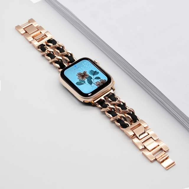 Apple Watch Band Stainless Steel  Iwatch Ultra Watch Band Luxury - Luxury  Women Band - Aliexpress