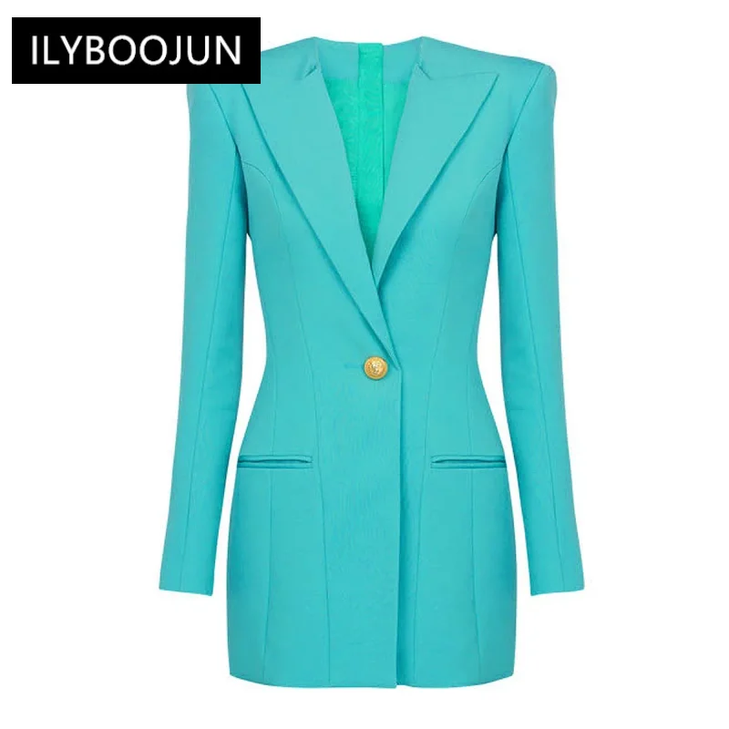 

Office Lady Classy Design Blazer Dress 3 Colors Notched Collar Mini Length Bodycon Clothing For Women 2023 Luxury Brand High