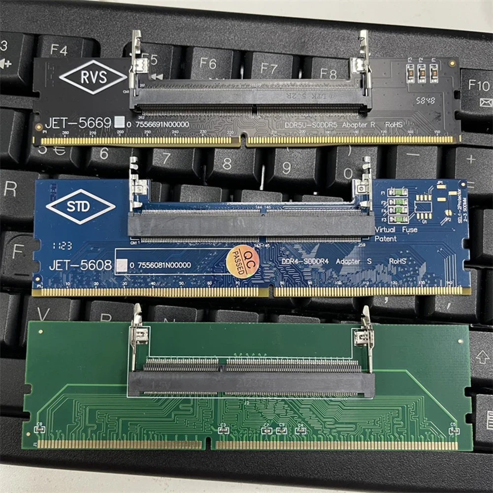 노트북-데스크탑 메모리 어댑터 카드 DDR3 DDR4 DDR5 SO-DIMM-PC DIMM 카드 메모리 어댑터 데스크탑 노트북용 메모리 스틱