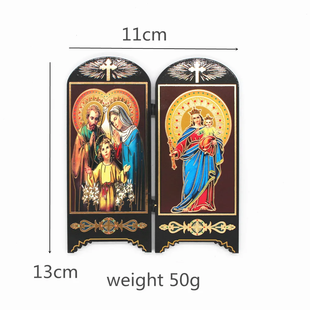 Orthodox Icons Jesus Christ Catholic Virgin Mary Wood Iconostasis Church Utensils Chrimstas Religious Relics Crafts wood icon decoration,wood icon plaque
