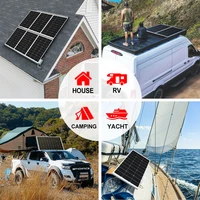 DOKIO 18V 100W/200W/400W panneau solaire rigide chine 18V silicium monocristallin panneau solaire étanche charge 12V # DSP-100M 6