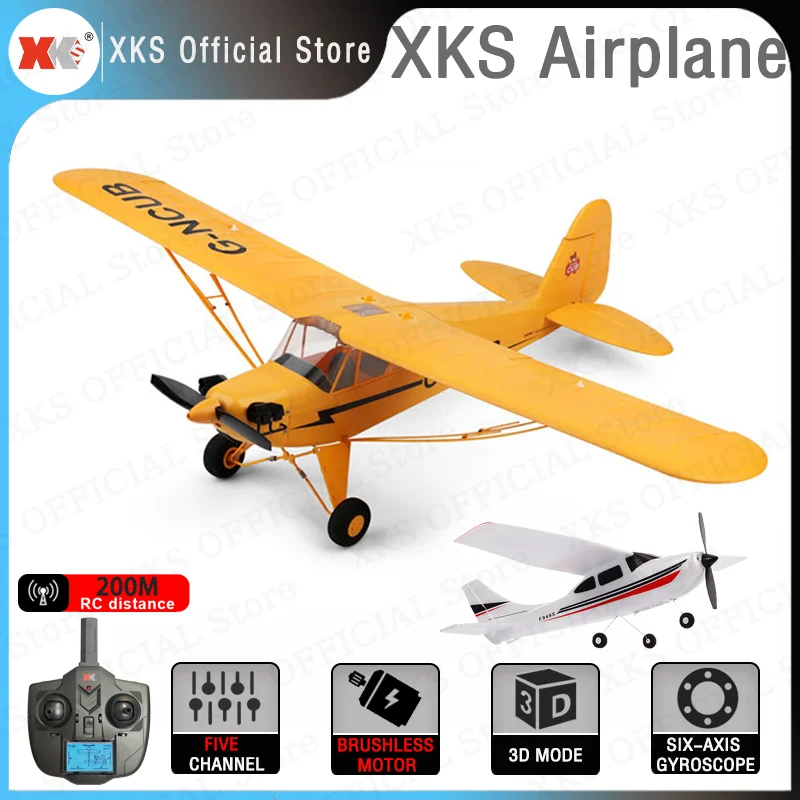 Wltoys Xks A160 F949S Rc Aereo 5 Canali 3D/6G 1406 Motore Brushless Radiocomandato 650Mm Wingspan Rc Giocattolo Regalo Per Adulti
