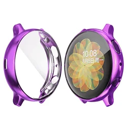All-Around TPU Bumper Screen Protector Case for Samsung Galaxy Watch Active 2 (Purple)
