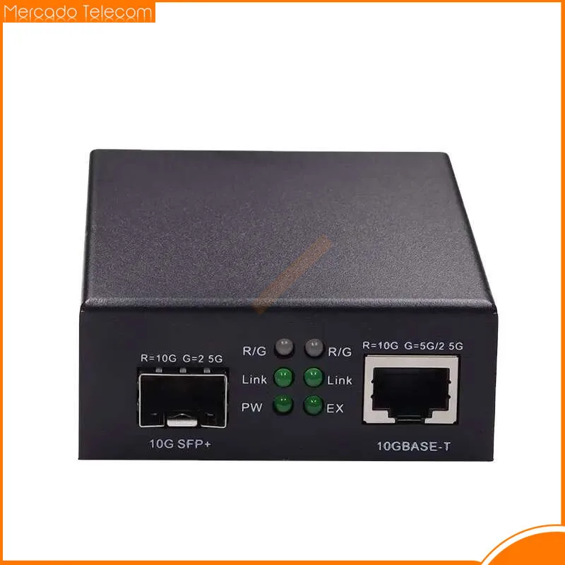 10G SFP+ Fiber to RJ45 Media Converter SFP+10/100/1000M/10G Ethernet Converter Transceiver
