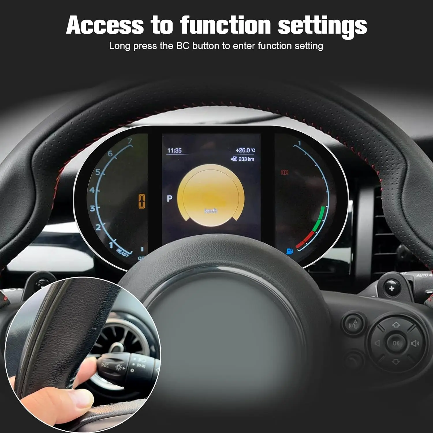 Grupo automático para BMW MINI Cooper R55 R56 R58 R60 2007-2014 velocímetros tablero serie R panel de instrumentos de pantalla digital 3