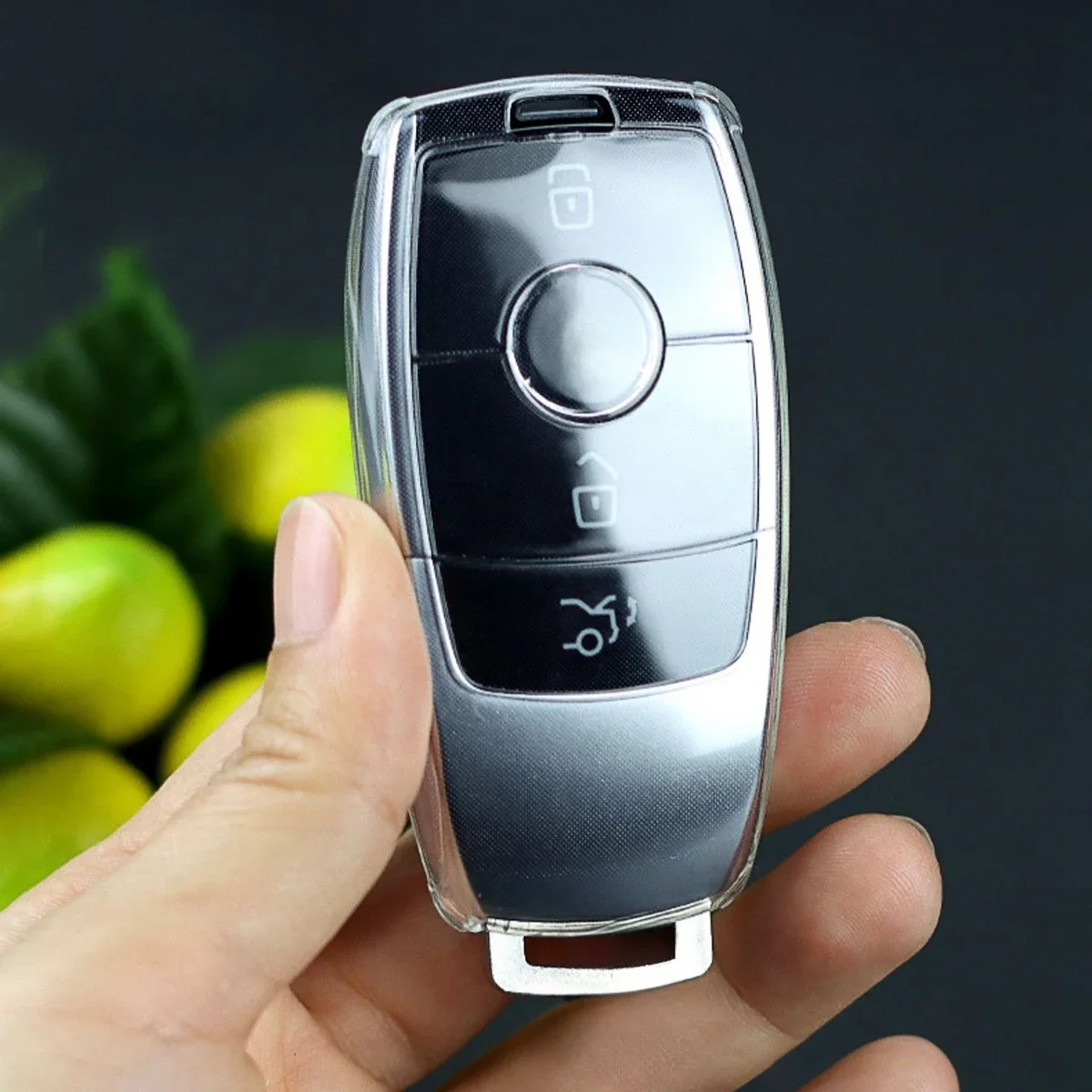메르세데스 벤츠 A B C E S G GLA GLB GLC GLE CLA EQA EQB EQC 클래스 액세서리 용 투명 투명 TPU 자동차 스마트 키 커버 케이스