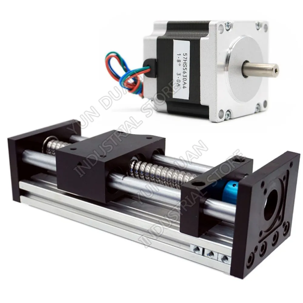Módulo de Esferas e Parafusos de Deslizar Módulo de Movimento com Haste Ótica Deslizante 16 mm Sfu1605 e nm 2nm 3nm Nema23 57 mm Kits de Motor de Passo
