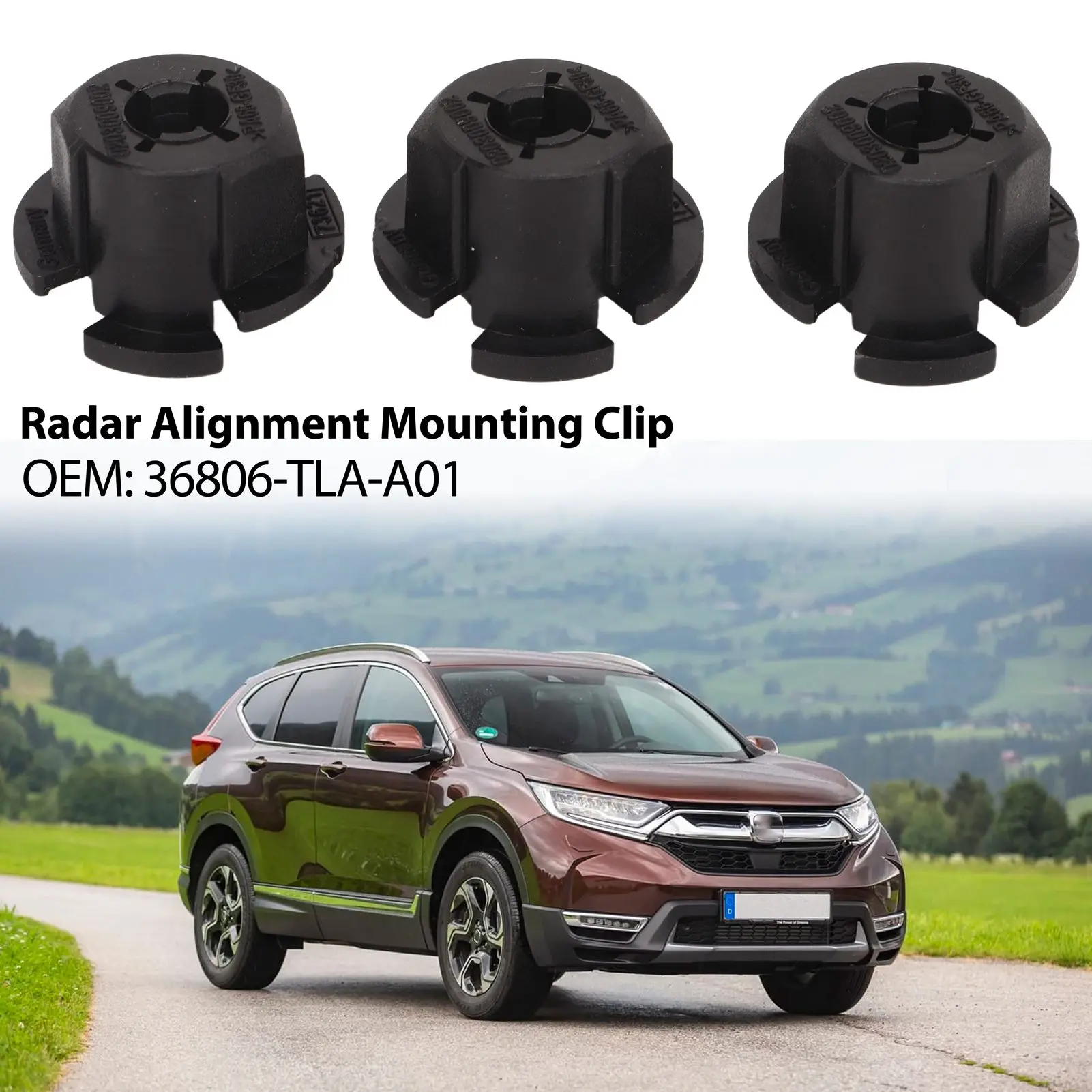 3PCS Radar Alignment Mounting Clip 36806‑TLA‑A01 Replacement for Insight car radar clip