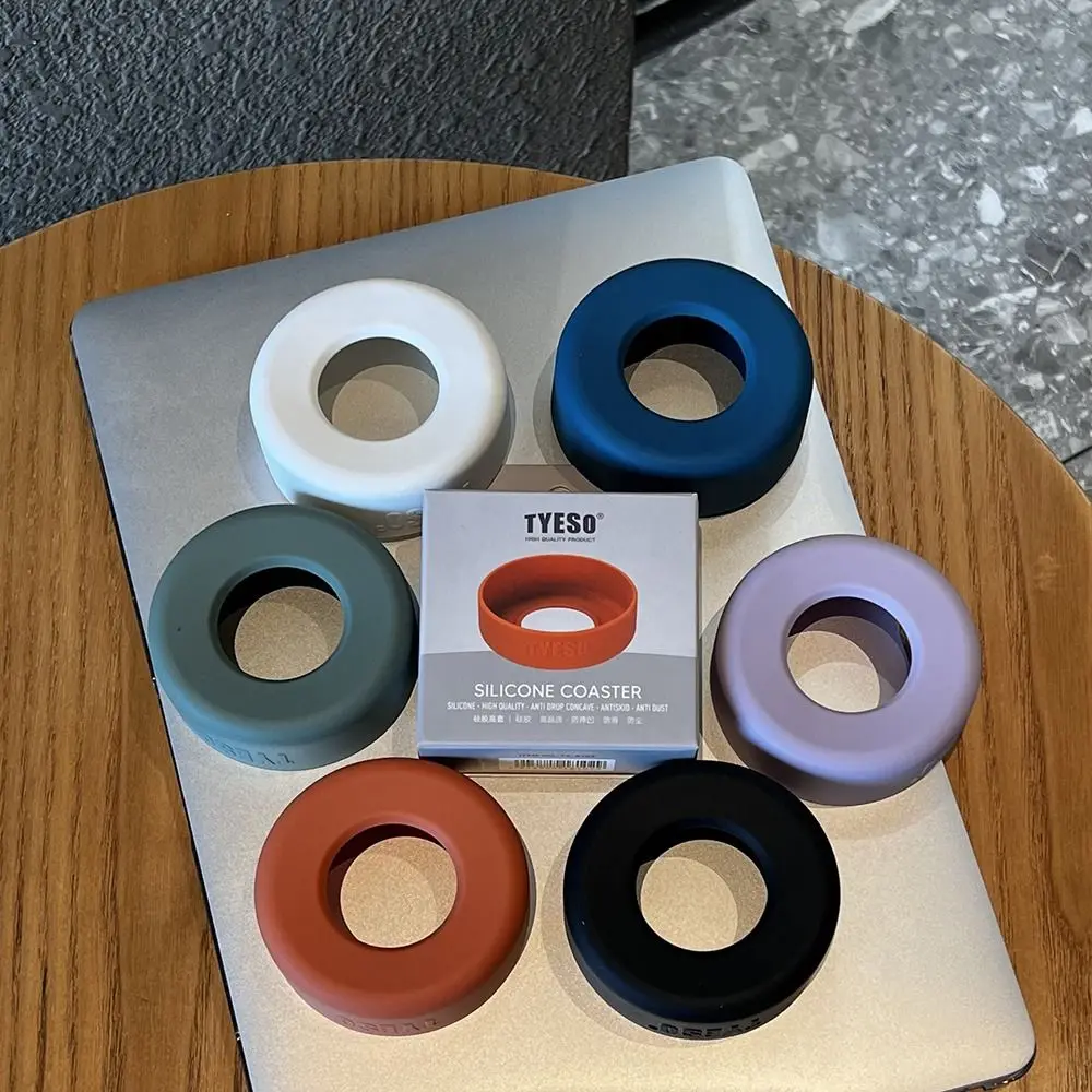 Universal Silicone Bottom Cover For Tyeso Water Bottle 71mm -77mm Diameter Anti Slip Bottom Sleeve Cover Water Bottle Accessory