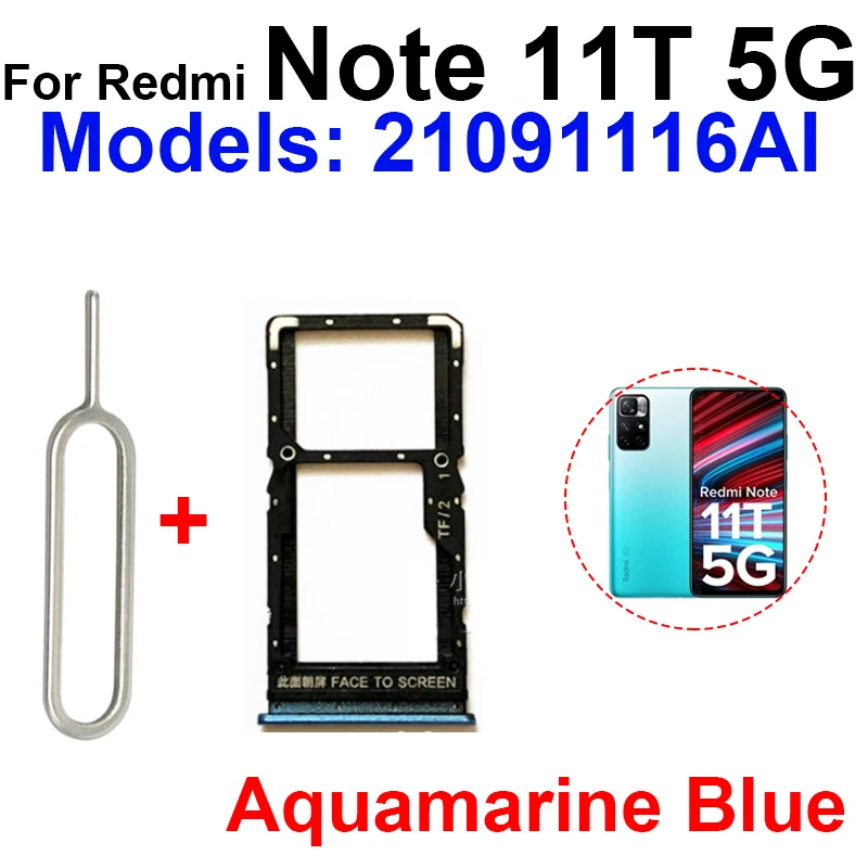 Tiroir Double SIM Xiaomi Mi 11T / 11T Pro Argent | Tout Pour