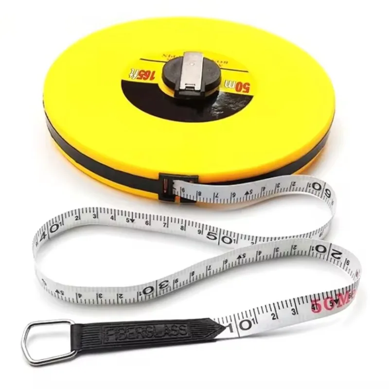 20M 30M 50M 100M Tape Measure Metric Circular Glass Fiber Leather Carpenter Distance Measuring Tools Meter Ruler tape measure measuring tape measuring ruler