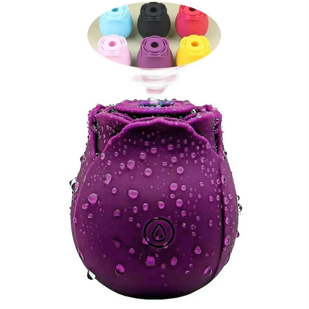 Rose Shape Vagina Sucking Vibrator Intimate Good Nipple Sucker Oral Licking Clitoris Stimulation Powerful Sex Toys for Women