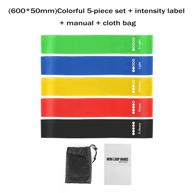 OPHIDIAN  Yoga Resistance Bands Fitness Elastic Bands Rally Bands Squatting Hip Lifting Aids Stretching Exercise Training Bands 6